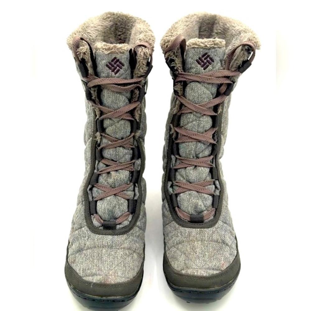 Colombia Minx Mid II Women’s Fur Lined & Quilted, Omni-Heat Twill Boots, Size 6